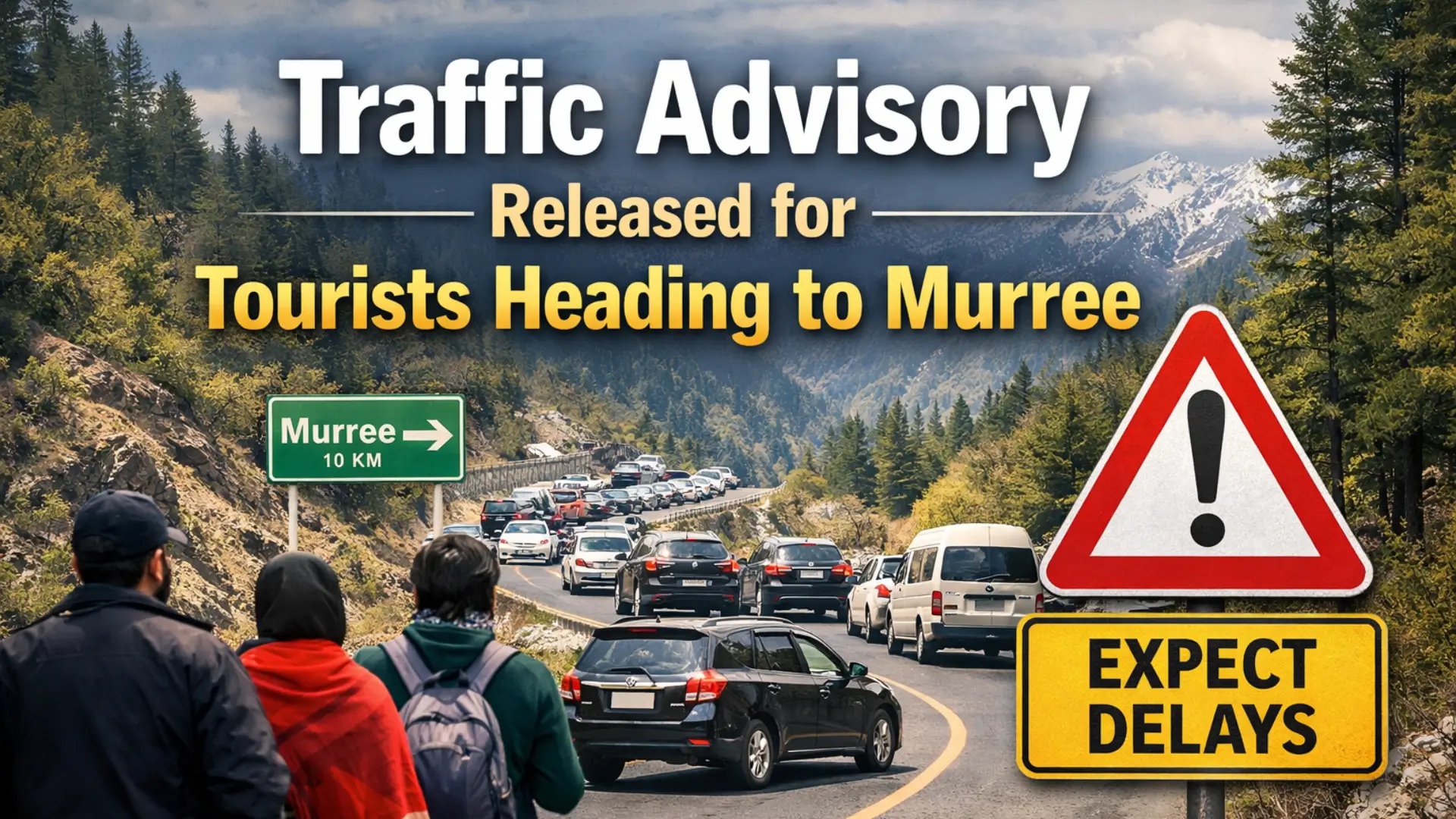 Traffic Advisory Released for Tourists Heading to Murree